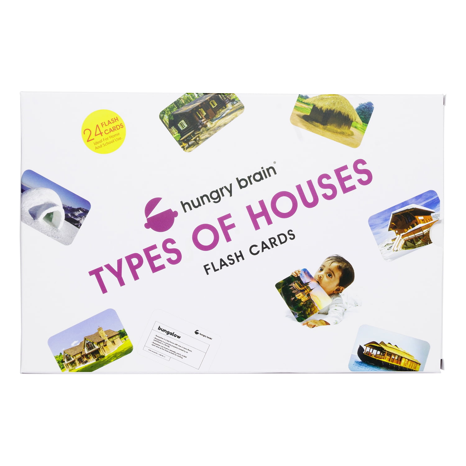 Hungry Brain Types Of Houses Flash Cards For Babies Infants For Early hungry-brain-types-of-houses-flash-cards-for-babies-infants-for-early