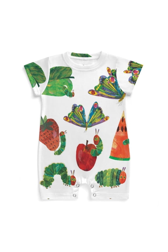 Hungry Caterpillar Newborn Baby Romper Clothing Infant Summer Baby Climbing Clothes Outfit For Boys Girls