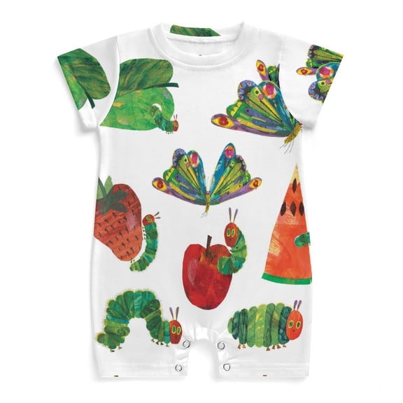 Hungry Caterpillar Newborn Baby Romper Clothing Infant Summer Baby Climbing Clothes Outfit For Boys Girls