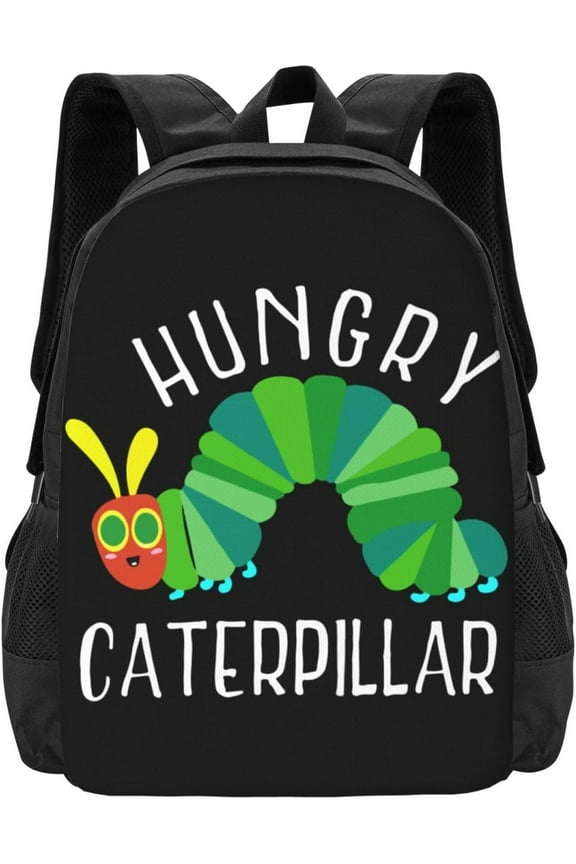 Hungry Caterpillar Unisex Backpack, Cute Backpack, Anime Backpack, Travel, Mountain Climbing, Camping, Hiking