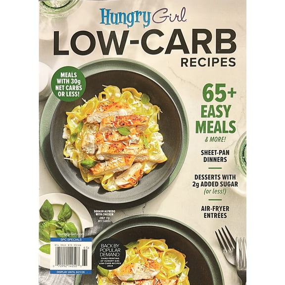Hungry Girl Low-Carb Recipes Magazine Issue 65