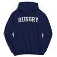 thumbnail image 1 of Hungry Graphic Navy Men's Cotton Pullover Hoodie, 1 of 1