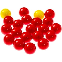 Hungry Hungry Hippos -Compatible Replacement Marbles - 21 Pieces (19 Red and 2 Yellow) - Perfect Replacement Game Balls