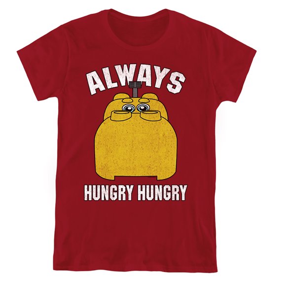 Hungry Hungry Hippos Hungry Women's T Shirt, Cardinal, Small