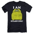 thumbnail image 1 of Hungry Hungry Hippos Im Starving HBO S/S Adult 30/1 T-Shirt Navy, 1 of 1