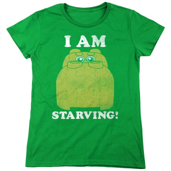Hungry Hungry Hippos Im Starving Women's T Shirt, Kelly Green, Medium