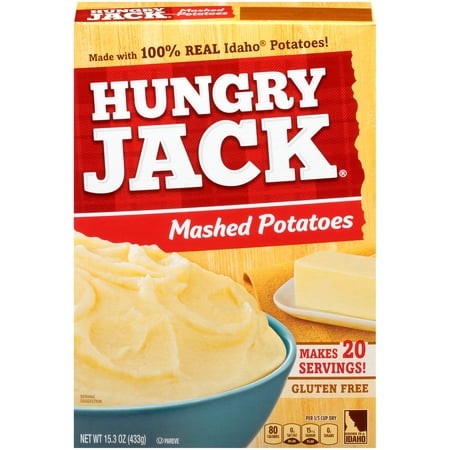Hungry Jack Gluten Free Mashed Potatoes, 15.3 oz ctn