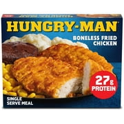 Hungry-Man Boneless Fried Chicken, 27g Protein Per Serving, Frozen Meal, 16 oz (Frozen)