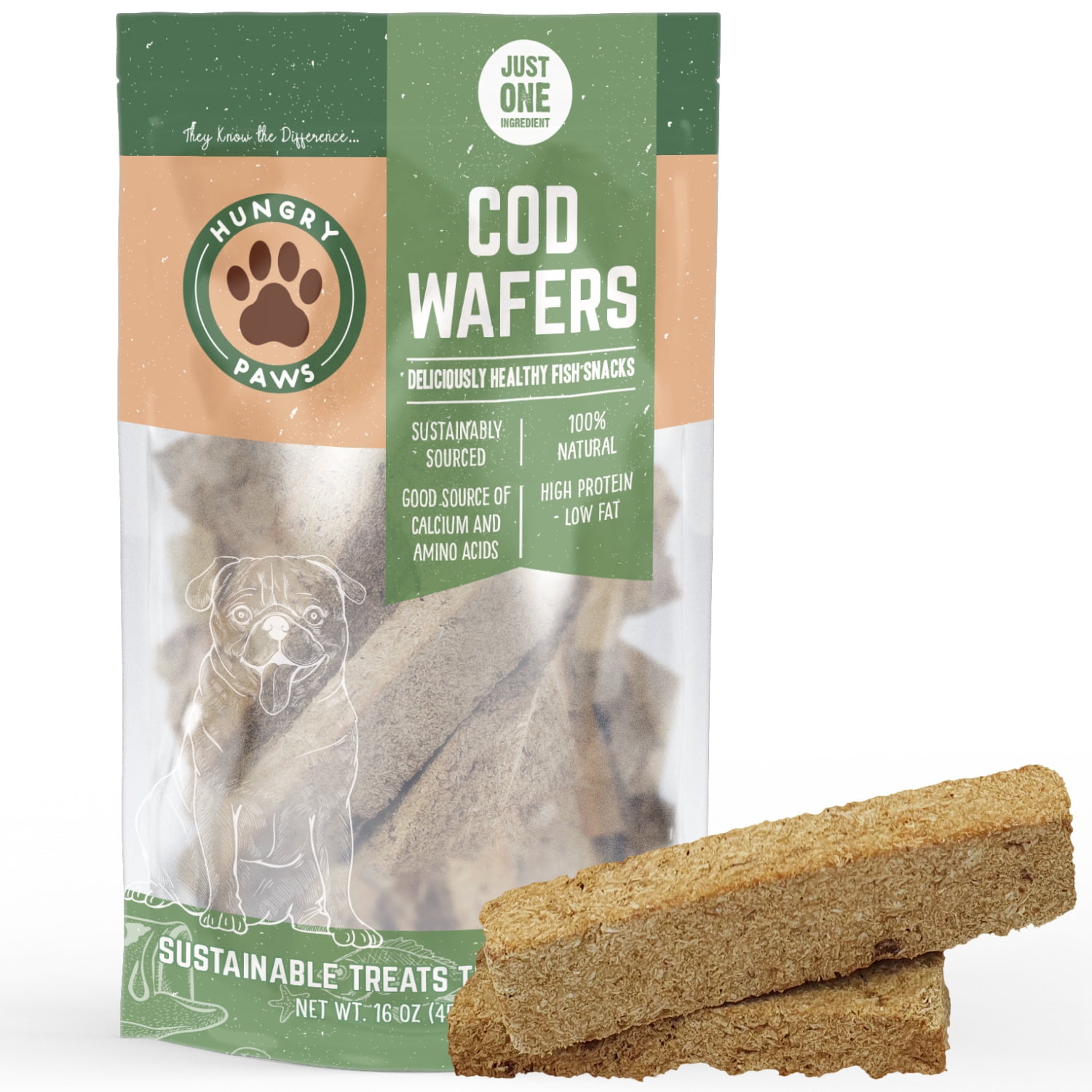 Cod Fis Walmart Hungry Paws Cod Fish Wafer Dog Training Treats - The Perfect Single ...