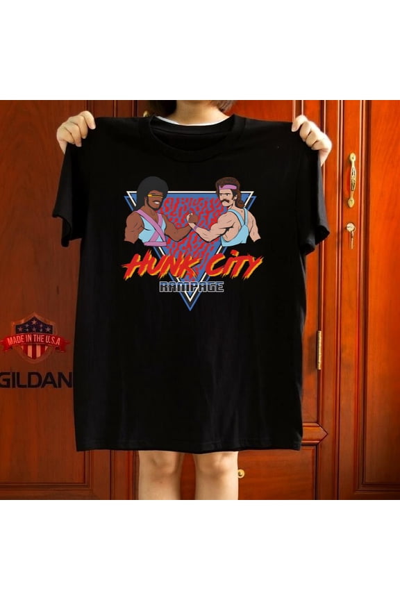 Hunk City Rampage Garrett Garrison Shirt Strong Man Power Graphic Tee,for unisex up to 5XL