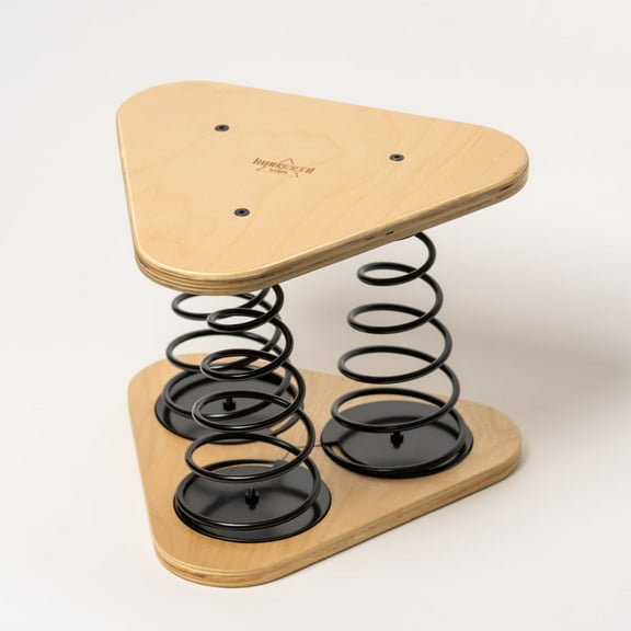 Hunkerin Stool Squat Training & Mobility Device for Posture Core Strength Back Pain Relief & Flexibility | Ergonomic Deep Squat Stool (Chair) for Athletes or Office | Compact & Portable | Natural