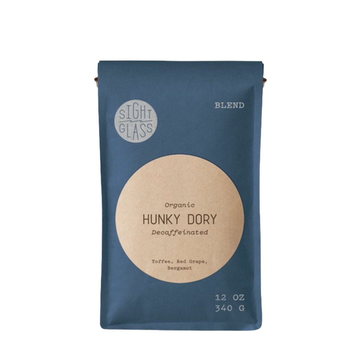 Hunky Dory Decaf - Certified Organic - Roasted by Sightglass Coffee - Whole Bean Coffee - 12oz Bag