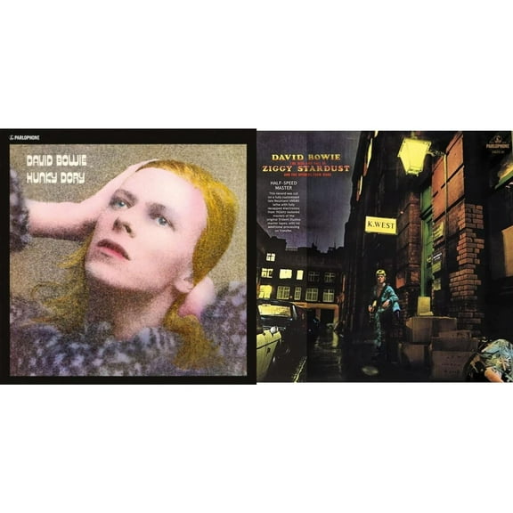 Hunky Dory & Rise & Fall Of Ziggy Stardust & The Spiders From Mars (2012 Remaster/Half-Speed Master) [LP Vinyl Bundle]