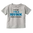 thumbnail image 1 of Hunky Like My Uncle Funny Nephew Youth T Shirt Tee Boys Infant Toddler Brisco Brands 18M, 1 of 5