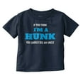 thumbnail image 1 of Hunky Like My Uncle Funny Nephew Youth T Shirt Tee Boys Infant Toddler Brisco Brands 2T, 1 of 5