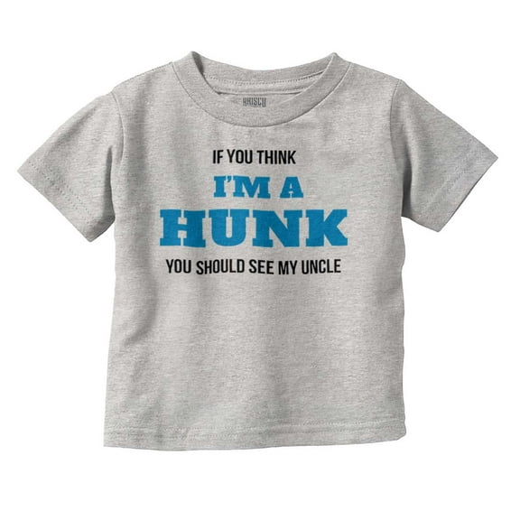 Hunky Like My Uncle Funny Nephew Youth T Shirt Tee Boys Infant Toddler Brisco Brands 5T