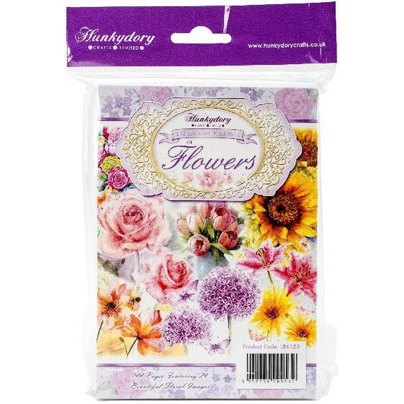 Hunkydory A6 Paper Pad 144/Pkg-The Little Book Of Flowers #2