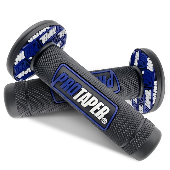 Hunlyman 7/8" Universal Motorcycle Hand Grips for Dirt Pit Bike, 2PCS Rubber Anti-Slip Handlebar Grips