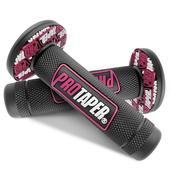 Hunlyman 7/8" Universal Motorcycle Hand Grips for Dirt Pit Bike, 2PCS Rubber Anti-Slip Handlebar Grips