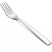 Hunnycook 24 Pieces Dinner Forks Set, 7.7" Square Handle Stainless Steel Fork Silverware, Salad Fork, Mirror Polished Flatware Fork for Home Kitchen Restaurant, Dishwasher Safe