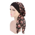 thumbnail image 1 of Hunpta Baseball Cap For Women Casual Loose Print Chemo Beanie Cancer Headwear Turban Cap, 1 of 9