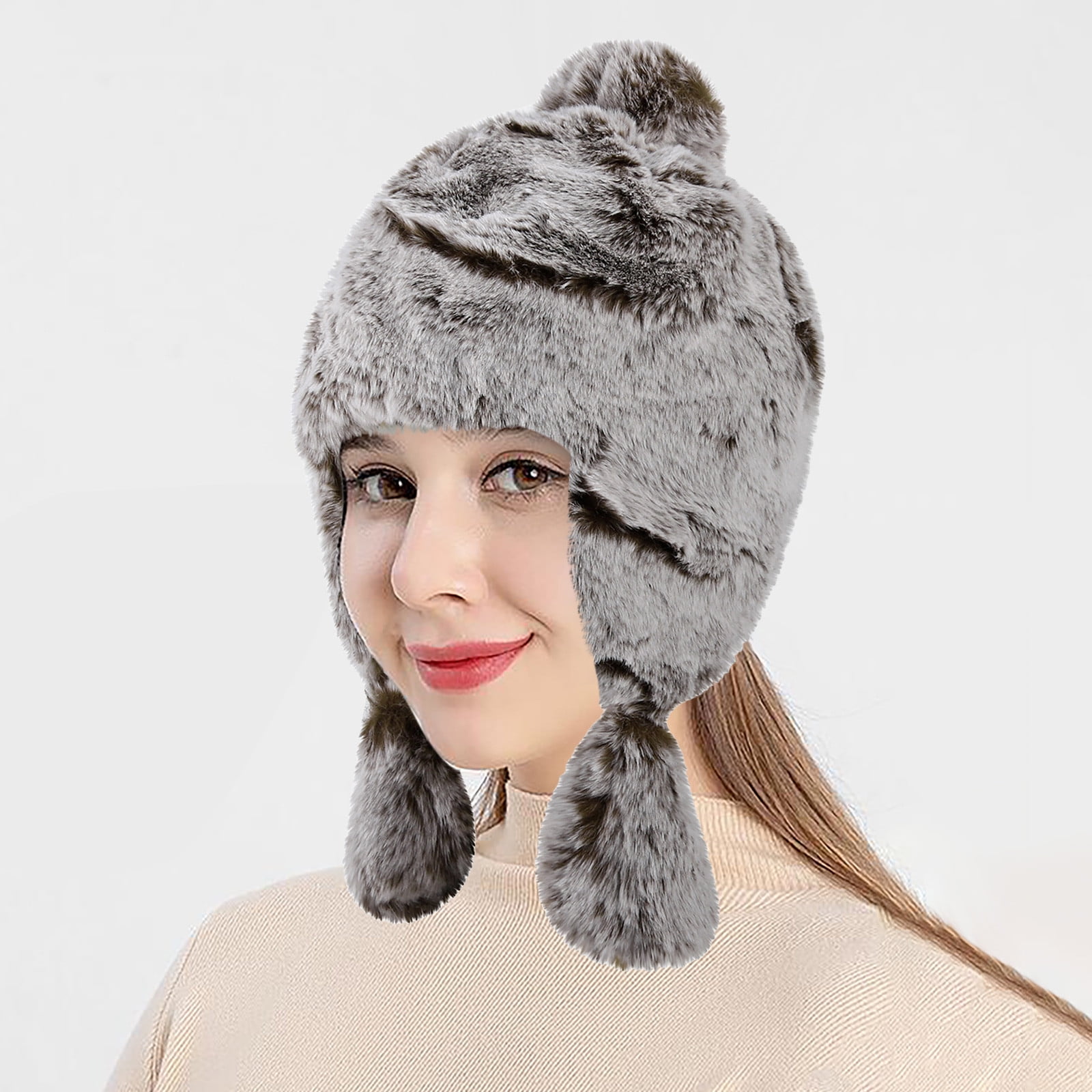 Hunpta Bomber Hats For Women Wome's Winter Earmuff With Fleece Lei Feng