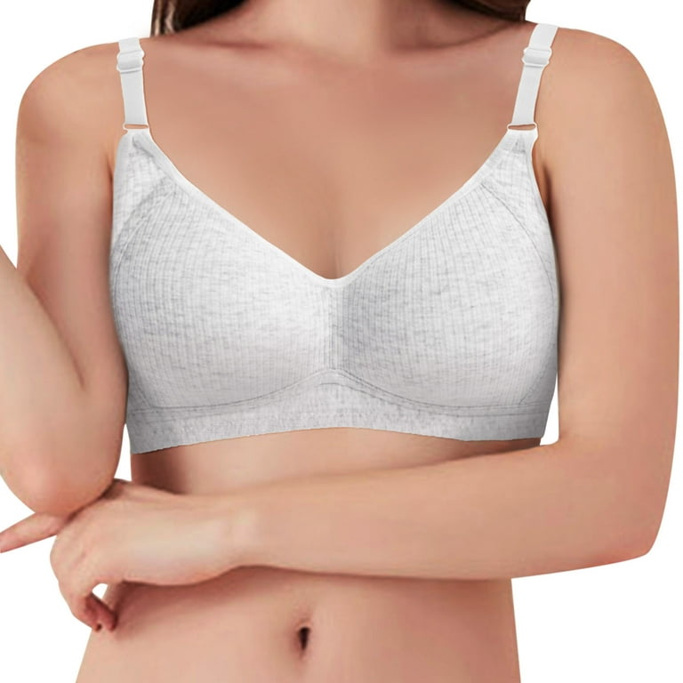 Hunpta Bralettes For Women Sexy Simple Stripe Adjustable Shoulder Strap  Underwire Underwear Bra