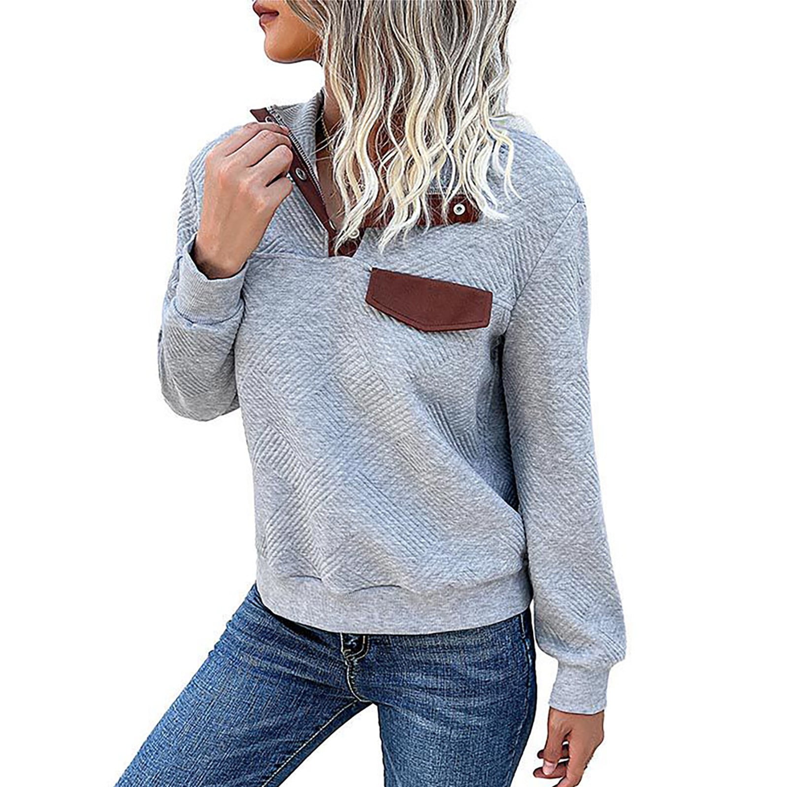 Hunpta Crewneck Sweatshirt, Pullover Sweatshirts, Fall and Winter Long