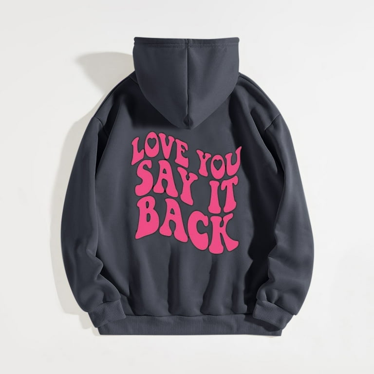 Plus size store slogan sweatshirt