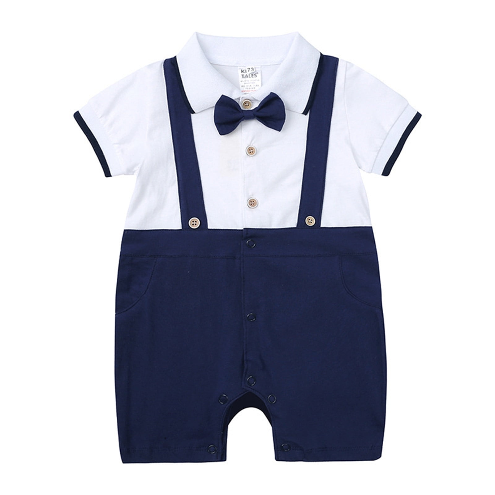 Hunpta Infant Newborn Baby Boys Gentleman Suit Bowtie Romper Colour