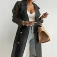 thumbnail image 1 of Hunpta Womens Daily Sun Protection Clothing Every Wearing Sheer Mesh Long Sleeve Buttoned Coat With Belt, 1 of 9