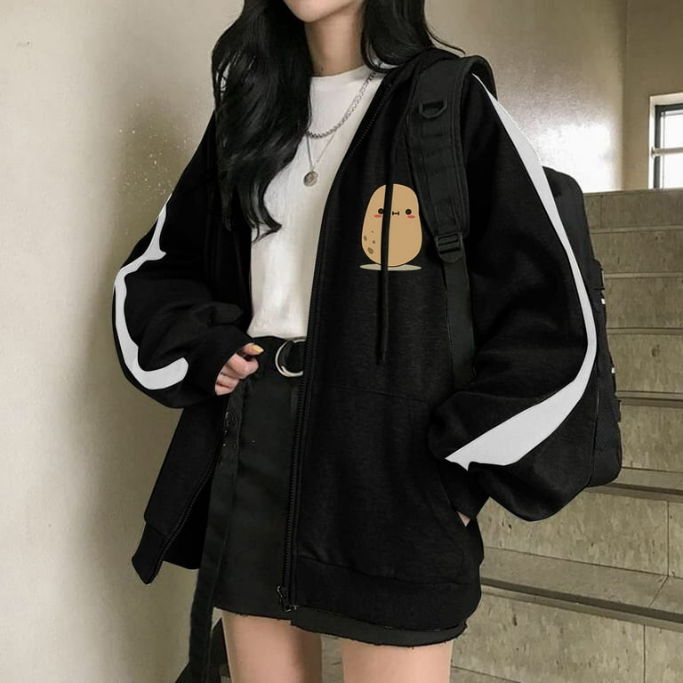 Women s zip shop up hoodies plain