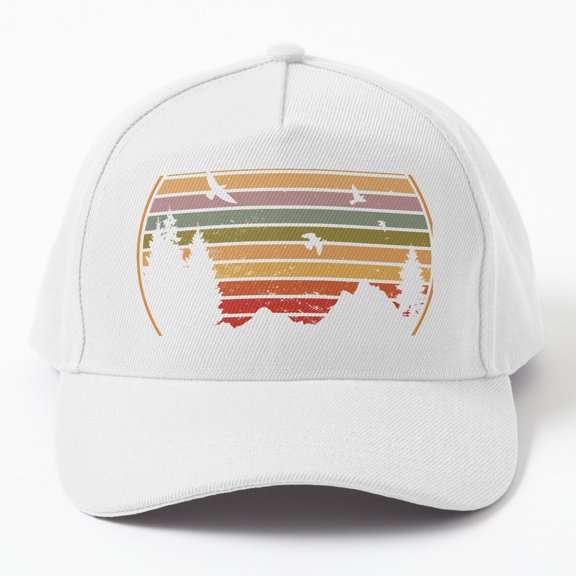 Hunsrück Outdoor Hike Baseball Cap, German Trail Travel Graphic Design, Classic Hat