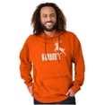 thumbnail image 1 of Hunt Buck Deer Hunting Season Unisex Plus Fleece Graphic Hoodie Brisco Brands 4X, 1 of 5