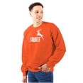 thumbnail image 1 of Hunt Buck Deer Hunting Season Unisex Plus Fleece Graphic Sweatshirt Brisco Brands 4X, 1 of 5