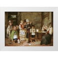 thumbnail image 1 of Hunt, Charles 14x11 White Modern Wood Framed Museum Art Print Titled - The Police Court, 1 of 4