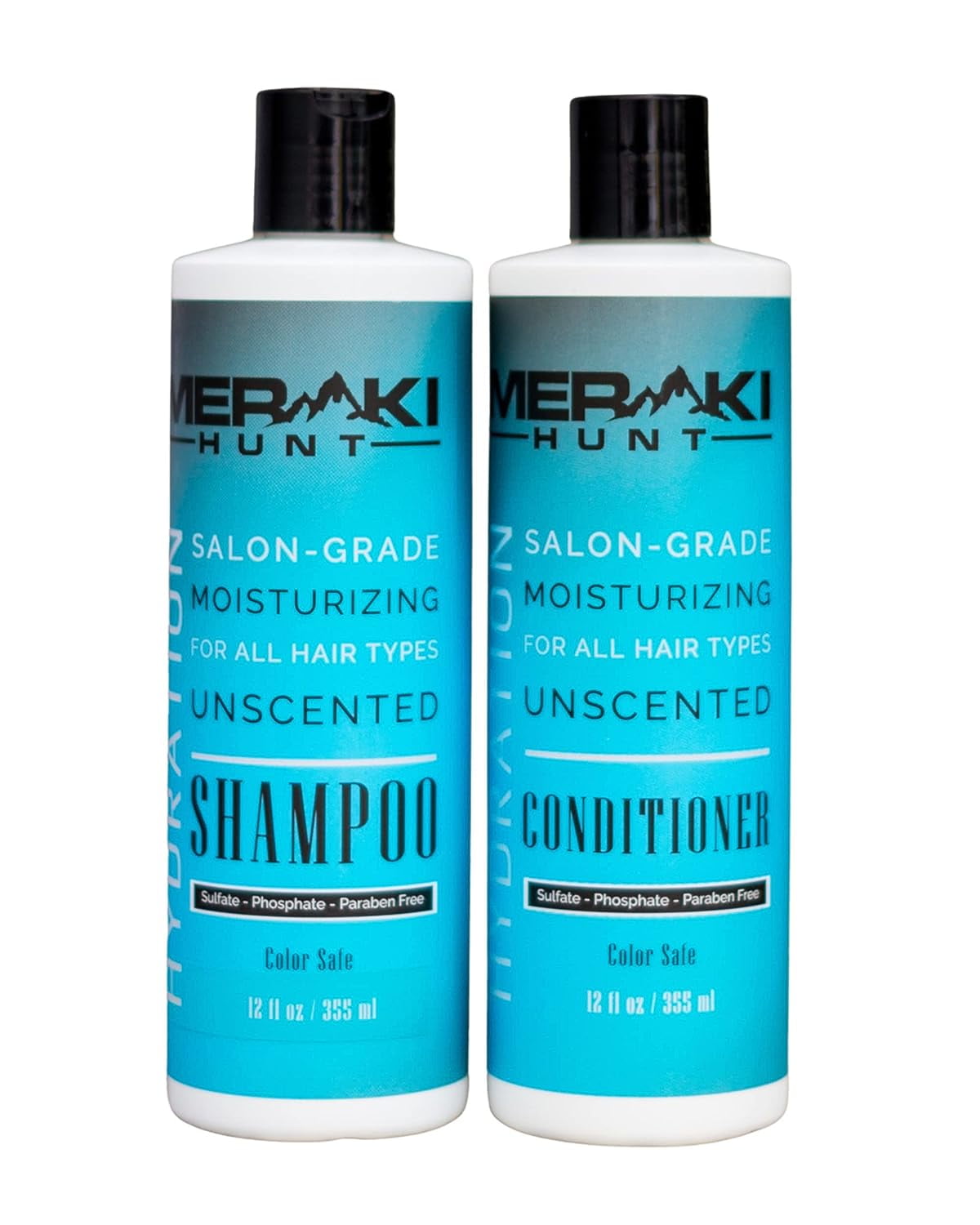 Hunt Fragrance Shampoo And Conditioner Set For Hunting Unscented Sulfate Moisturizing Salon