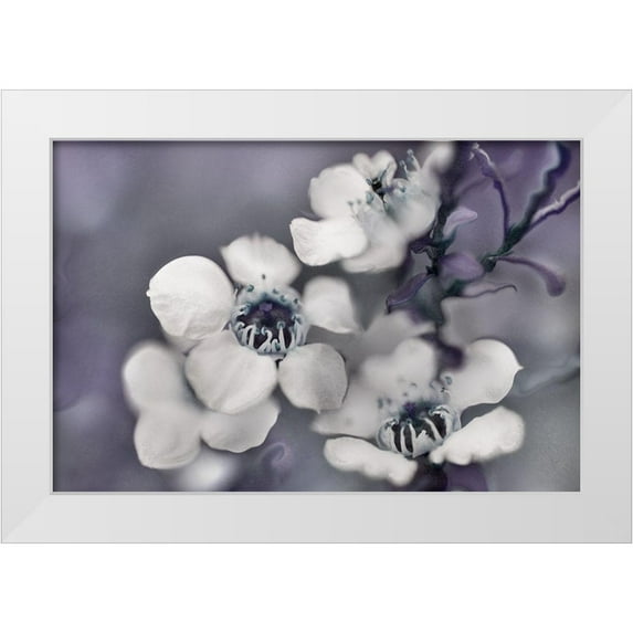 Hunt, Gillian 32x23 White Modern Wood Framed Museum Art Print Titled - Tales from an Enchanted Glen II