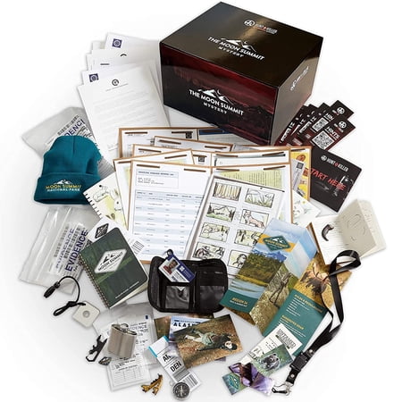 Hunt a Killer: The Moon Summit Murder Mystery Complete Box Set for Board Game, 6 Episodes,1-6 Players, 14+