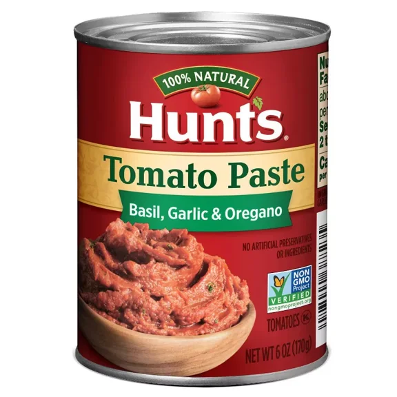 Hunt's 100% Natural Basil Garlic & Oregano Paste 6oz (Pack of 8)