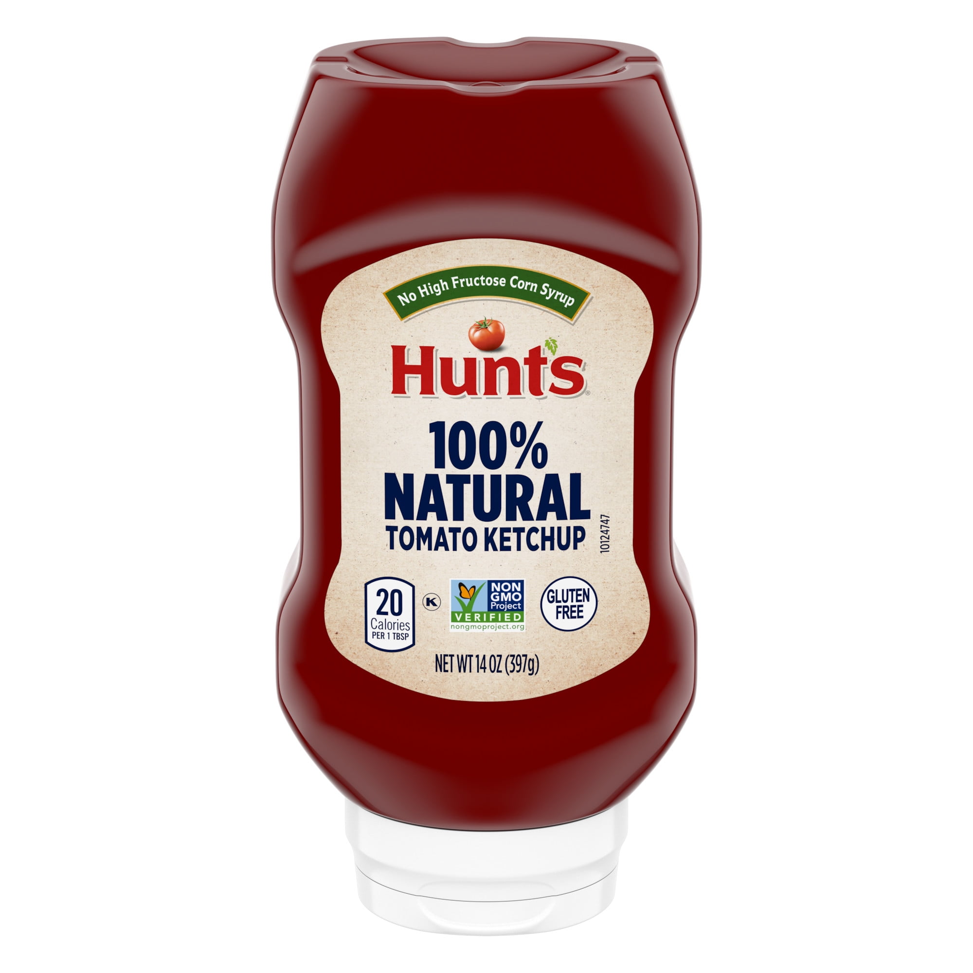 Hunts 100% Natural Tomato Ketchup 14 oz Squeeze Bottle (Pack of 6)