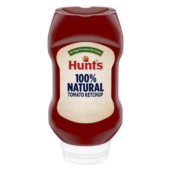 Hunt’s 100% Natural Tomato Ketchup, No High Fructose Corn Syrup, 14 oz. Squeeze Bottle