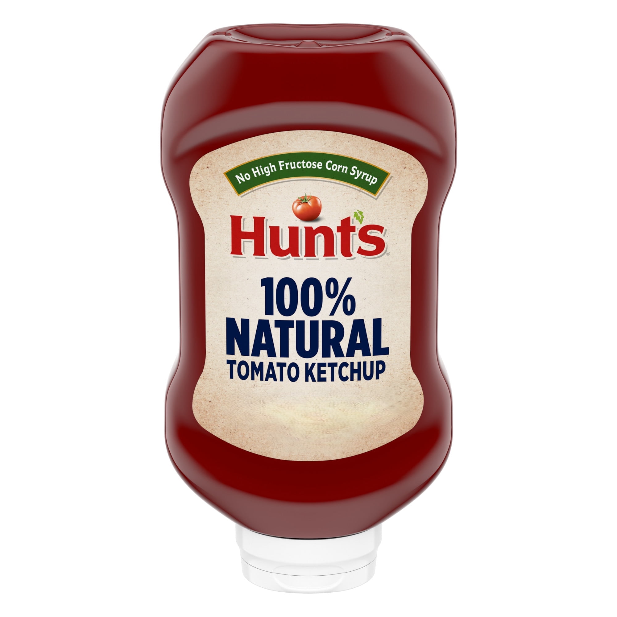 Hunts 100% Natural Tomato Ketchup 32 oz Squeeze Bottle (Pack of 4)