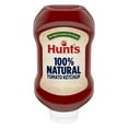 thumbnail image 1 of Hunt’s 100% Natural Tomato Ketchup, No High Fructose Corn Syrup, 32 oz. Squeeze Bottle, 1 of 9