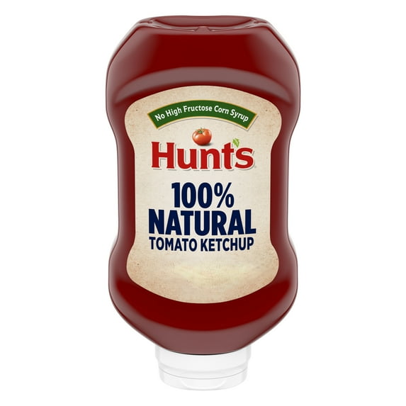 Hunt’s 100% Natural Tomato Ketchup, No High Fructose Corn Syrup, 32 oz. Squeeze Bottle