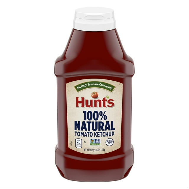 Hunt’s 100 Natural Tomato Ketchup 38 oz Squeeze Bottle