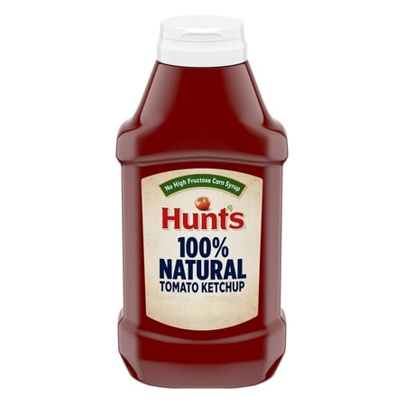 Hunt’s 100% Natural Tomato Ketchup, No High Fructose Corn Syrup, 38 oz. Squeeze Bottle