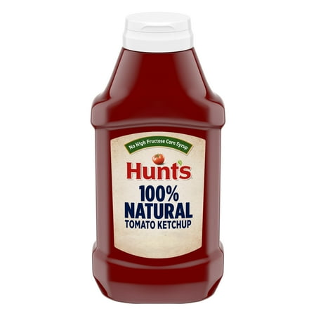 Hunt’s 100% Natural Tomato Ketchup, No High Fructose Corn Syrup, 38 oz. Squeeze Bottle