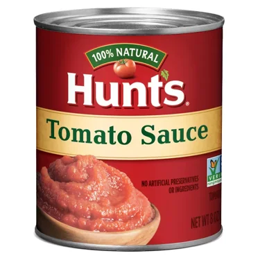 Hunt's 100% Natural Tomato Sauce 8oz (Pack of 6)