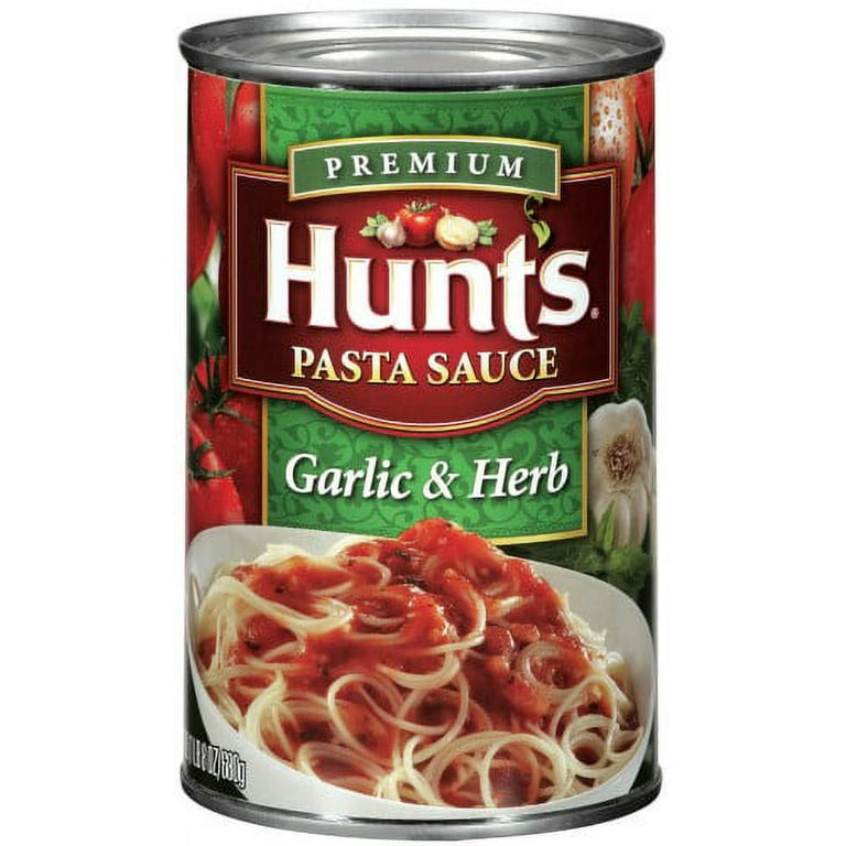 Hunt's Classic Italian Garlic Herb Spaghetti Sauce 26oz (Pack of